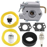Carburetor Kit For Bolens MTD BL100 BL410 BL150 BL250 17-inch cut 31cc Gas String Trimmer Weed Wacker Replace Ryobi 791-182875